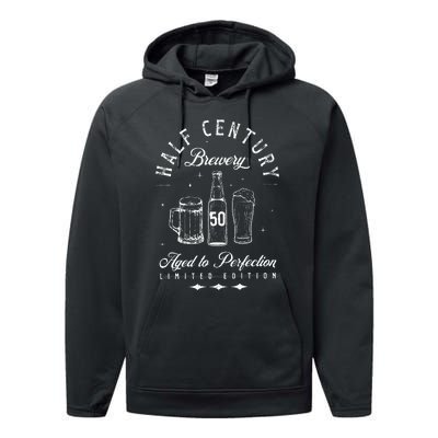 Half Century Brewery Aged To Perfection Performance Fleece Hoodie