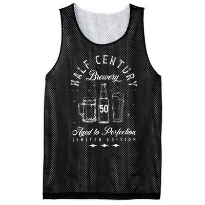 Half Century Brewery Aged To Perfection Mesh Reversible Basketball Jersey Tank