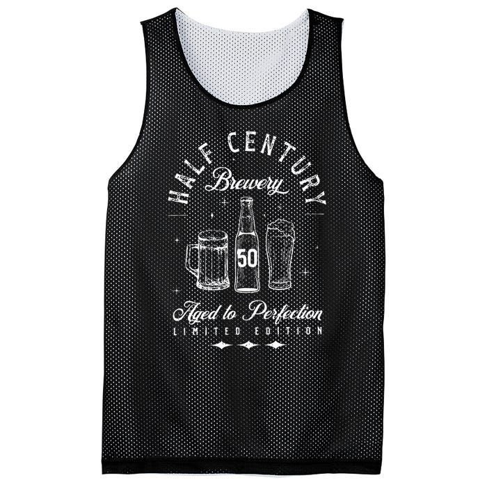 Half Century Brewery Aged To Perfection Mesh Reversible Basketball Jersey Tank