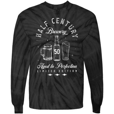 Half Century Brewery Aged To Perfection Tie-Dye Long Sleeve Shirt