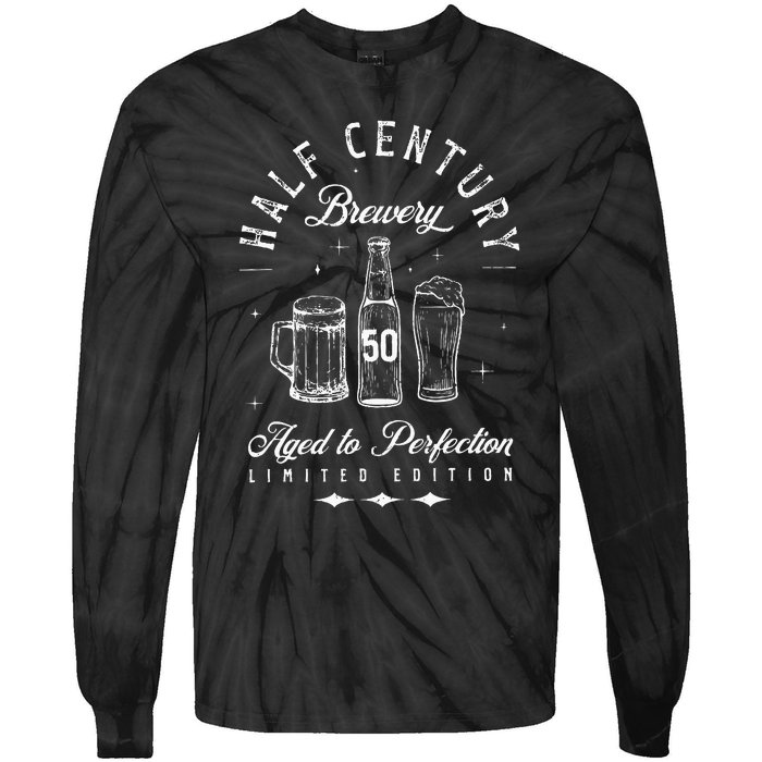 Half Century Brewery Aged To Perfection Tie-Dye Long Sleeve Shirt