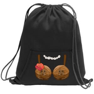 Halloween Coconut Bra Costume Coconut Halloween Sweatshirt Cinch Pack Bag