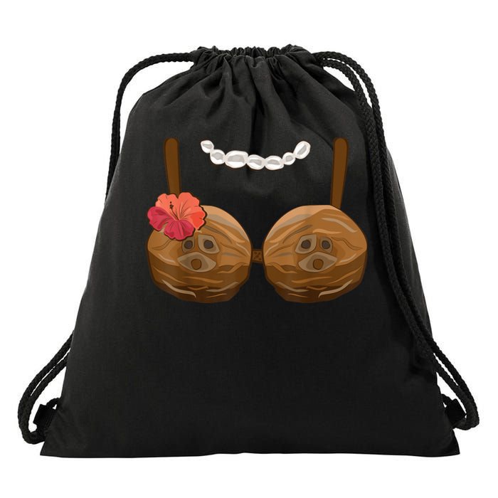 Halloween Coconut Bra Costume Coconut Halloween Drawstring Bag