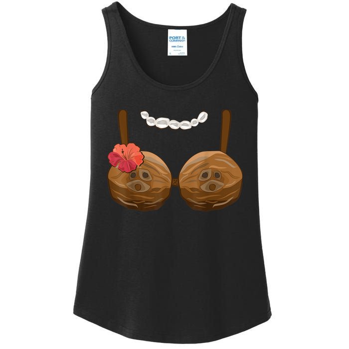 Halloween Coconut Bra Costume Coconut Halloween Ladies Essential Tank