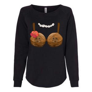 Halloween Coconut Bra Costume Coconut Halloween Womens California Wash Sweatshirt