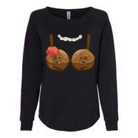 Halloween Coconut Bra Costume Coconut Halloween Womens California Wash Sweatshirt