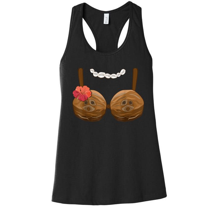 Halloween Coconut Bra Costume Coconut Halloween Women's Racerback Tank