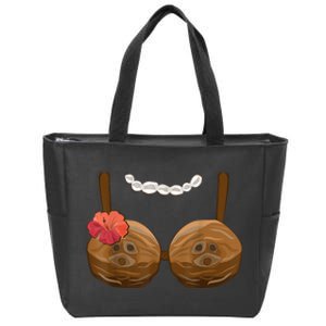 Halloween Coconut Bra Costume Coconut Halloween Zip Tote Bag