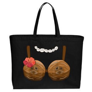 Halloween Coconut Bra Costume Coconut Halloween Cotton Canvas Jumbo Tote