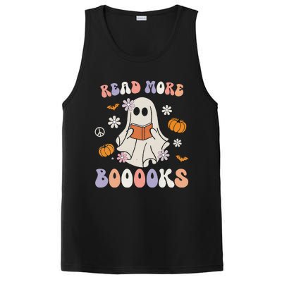 Halloween Cute Boo Read A Book Teacher's Day PosiCharge Competitor Tank