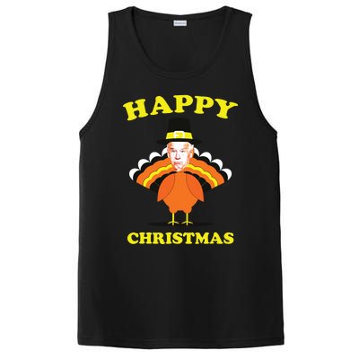 Happy Christmas Biden Funny Thanksgiving Turkey PosiCharge Competitor Tank