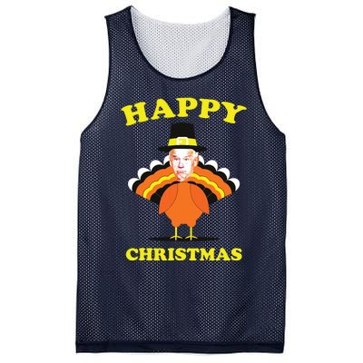 Happy Christmas Biden Funny Thanksgiving Turkey Mesh Reversible Basketball Jersey Tank