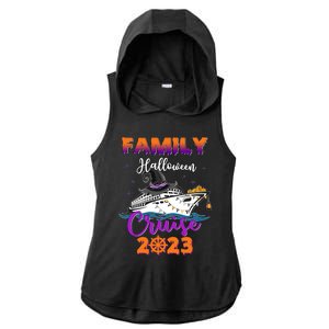 Halloween Cute Boo Cruise Squad Family Outfits Cruising Crew Great Gift Ladies PosiCharge Tri-Blend Wicking Draft Hoodie Tank