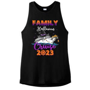 Halloween Cute Boo Cruise Squad Family Outfits Cruising Crew Great Gift Ladies PosiCharge Tri-Blend Wicking Tank