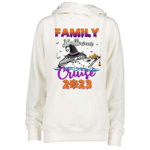 Halloween Cute Boo Cruise Squad Family Outfits Cruising Crew Great Gift Womens Funnel Neck Pullover Hood