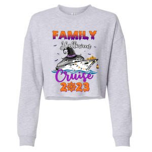 Halloween Cute Boo Cruise Squad Family Outfits Cruising Crew Great Gift Cropped Pullover Crew