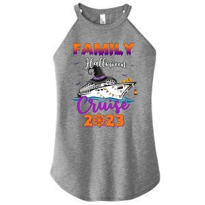 Halloween Cute Boo Cruise Squad Family Outfits Cruising Crew Great Gift Women's Perfect Tri Rocker Tank