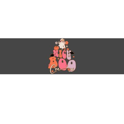 Halloween Cute Boo Groovy Ghost Nicu Boo Crew Gift Bumper Sticker