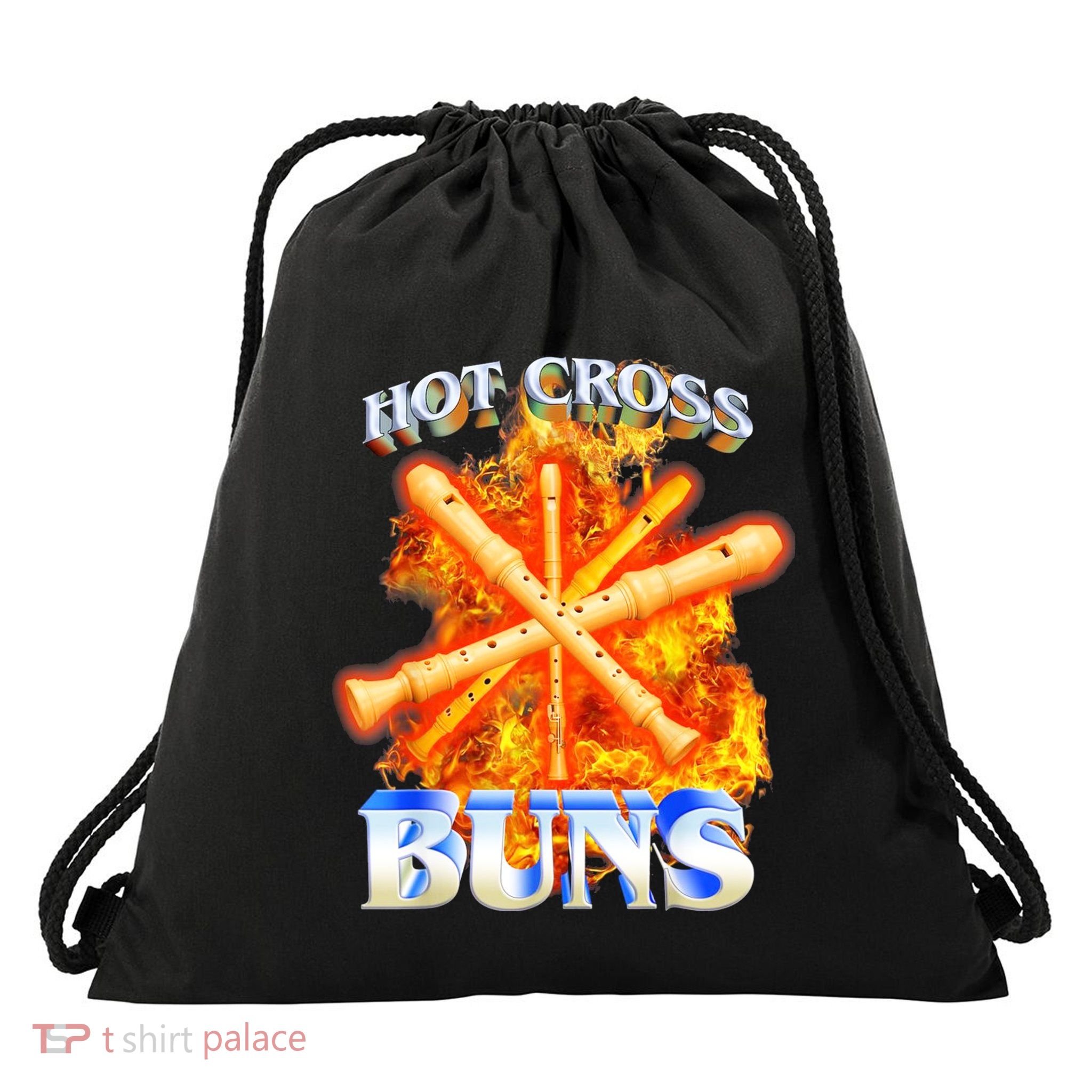 Hot Cross Buns Drawstring Bag