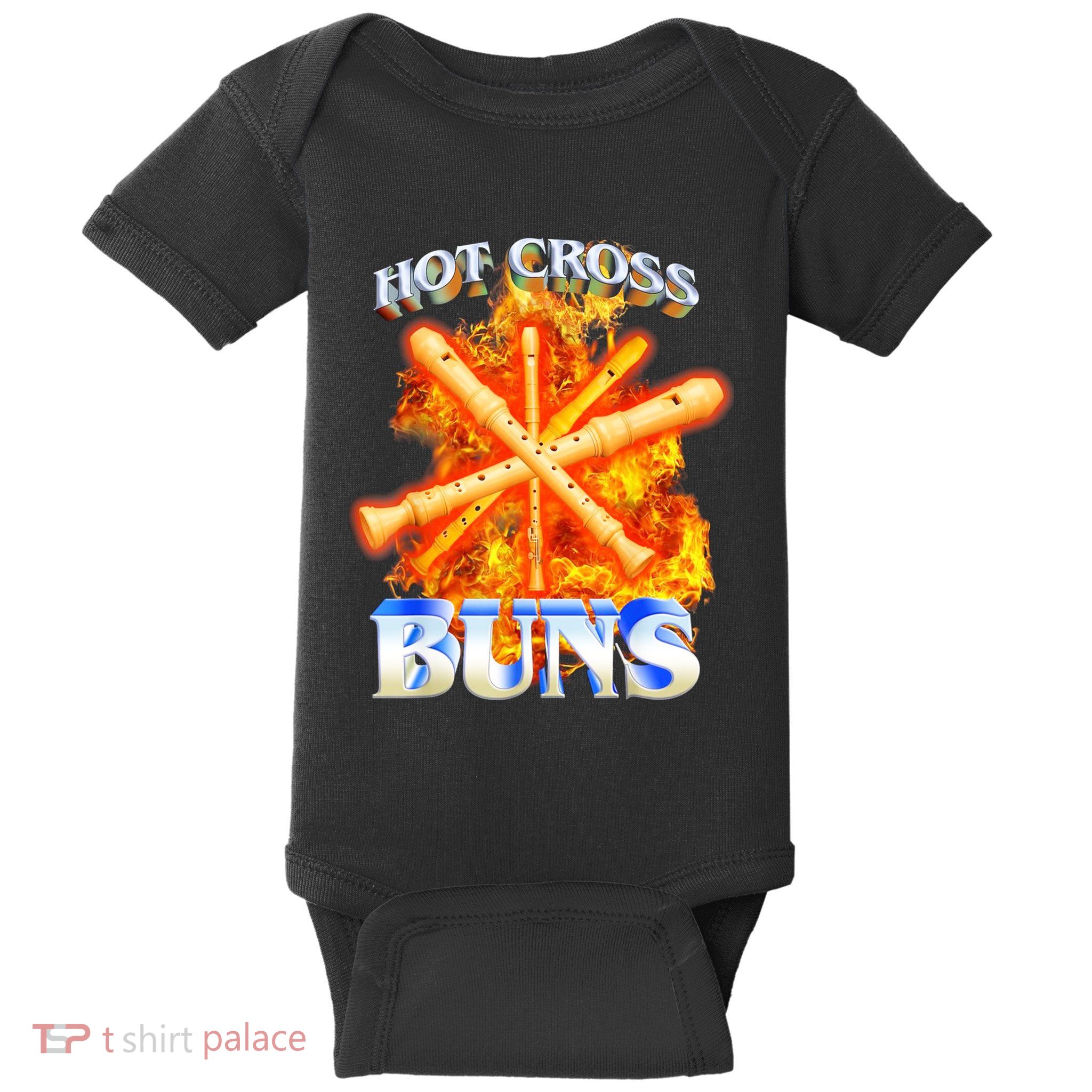 Hot Cross Buns Baby Bodysuit