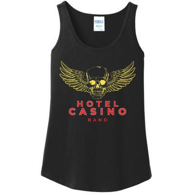 HOTEL CASINO Band Las Vegas Nevada Ladies Essential Tank