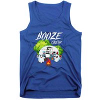 Halloween Camping Booze Crew Campfire Party Wine Gift Idea Tank Top