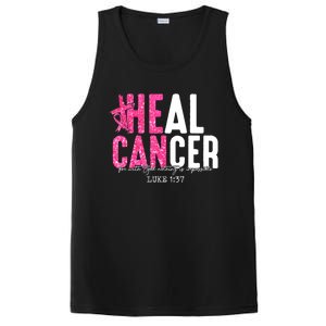 Heal Cancer Believe God Christian Breast Cancer Awareness PosiCharge Competitor Tank