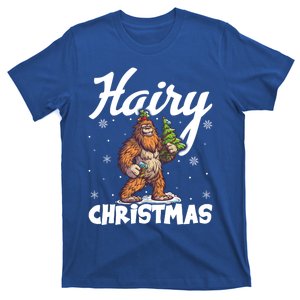 Hairy Christmas Bigfoot Sasquatch Santa Bigfoot Christmas Meaningful Gift T-Shirt