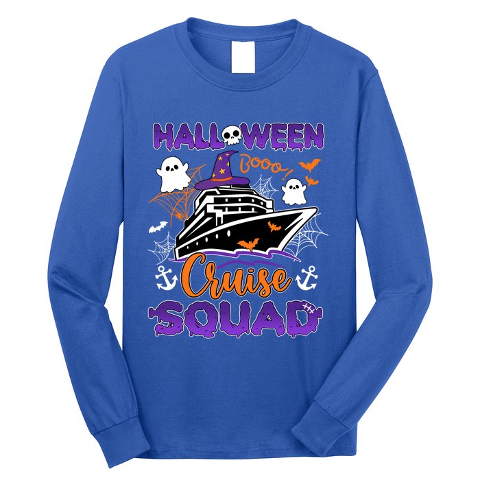 Halloween Cute Boo Cruise Squad Family Outfits Cruising Crew Cool Gift Long Sleeve Shirt