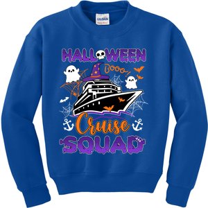 Halloween Cute Boo Cruise Squad Family Outfits Cruising Crew Cool Gift Kids Sweatshirt