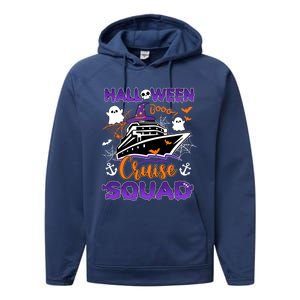 Halloween Cute Boo Cruise Squad Family Outfits Cruising Crew Cool Gift Performance Fleece Hoodie