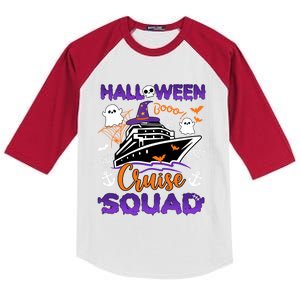 Halloween Cute Boo Cruise Squad Family Outfits Cruising Crew Cool Gift Kids Colorblock Raglan Jersey