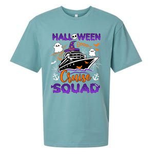 Halloween Cute Boo Cruise Squad Family Outfits Cruising Crew Cool Gift Sueded Cloud Jersey T-Shirt