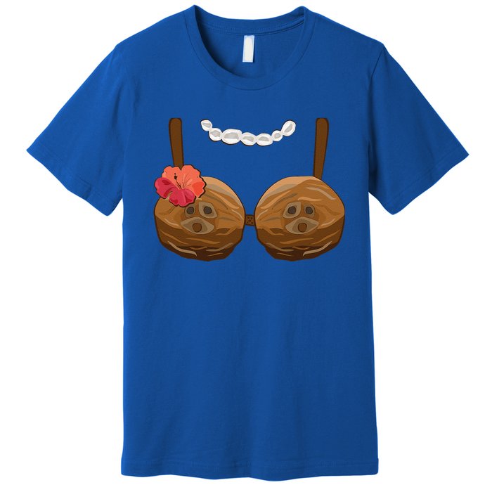 Halloween Coconut Bra Costume Coconut Halloween Premium T-Shirt