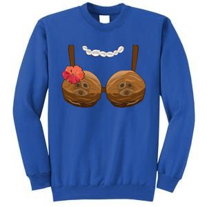 Halloween Coconut Bra Costume Coconut Halloween Tall Sweatshirt