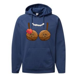 Halloween Coconut Bra Costume Coconut Halloween Performance Fleece Hoodie