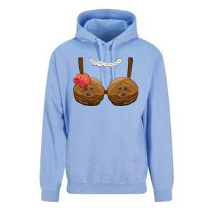 Halloween Coconut Bra Costume Coconut Halloween Unisex Surf Hoodie