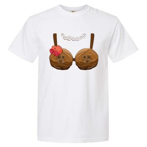 Halloween Coconut Bra Costume Coconut Halloween Garment-Dyed Heavyweight T-Shirt