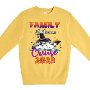 Halloween Cute Boo Cruise Squad Family Outfits Cruising Crew Great Gift Premium Crewneck Sweatshirt