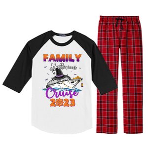 Halloween Cute Boo Cruise Squad Family Outfits Cruising Crew Great Gift Raglan Sleeve Pajama Set