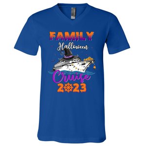 Halloween Cute Boo Cruise Squad Family Outfits Cruising Crew Great Gift V-Neck T-Shirt