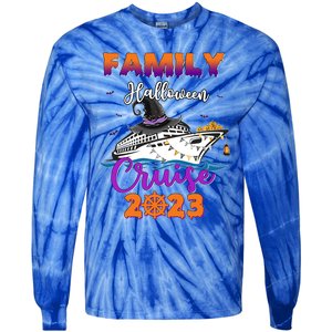 Halloween Cute Boo Cruise Squad Family Outfits Cruising Crew Great Gift Tie-Dye Long Sleeve Shirt