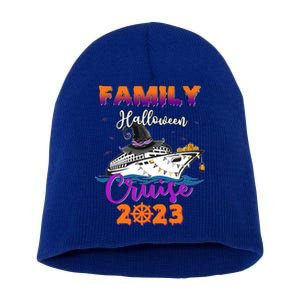 Halloween Cute Boo Cruise Squad Family Outfits Cruising Crew Great Gift Short Acrylic Beanie