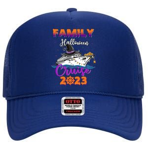 Halloween Cute Boo Cruise Squad Family Outfits Cruising Crew Great Gift High Crown Mesh Back Trucker Hat