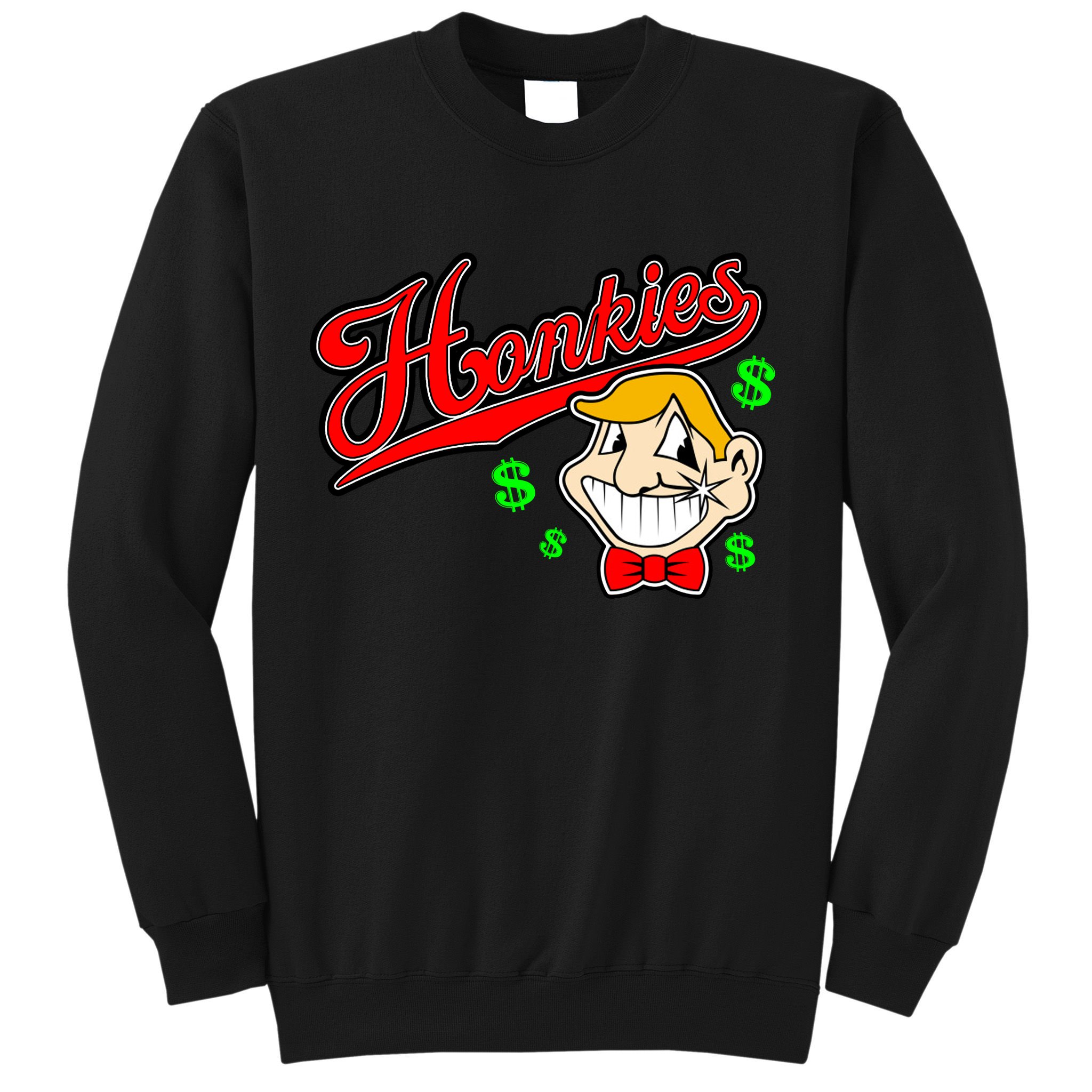 Honkies Caucasians Baseball Sweatshirt