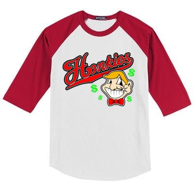 Honkies Caucasians Baseball Kids Colorblock Raglan Jersey