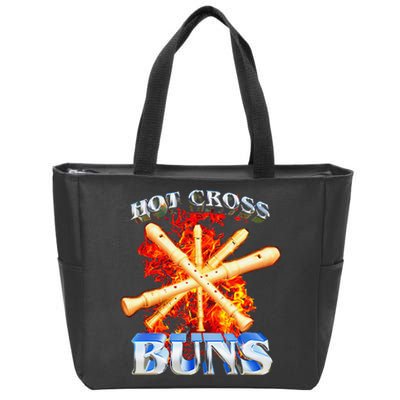 Hot Cross Buns Zip Tote Bag