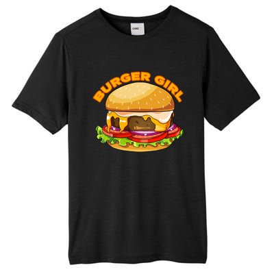 Hamburger Cheeseburger Burger Funny Fast Food Meaningful Gift Tall Fusion ChromaSoft Performance T-Shirt