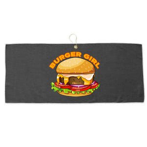 Hamburger Cheeseburger Burger Funny Fast Food Meaningful Gift Large Microfiber Waffle Golf Towel