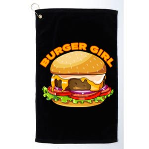 Hamburger Cheeseburger Burger Funny Fast Food Meaningful Gift Platinum Collection Golf Towel